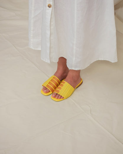 Amara Slide | Yellows |Size 10