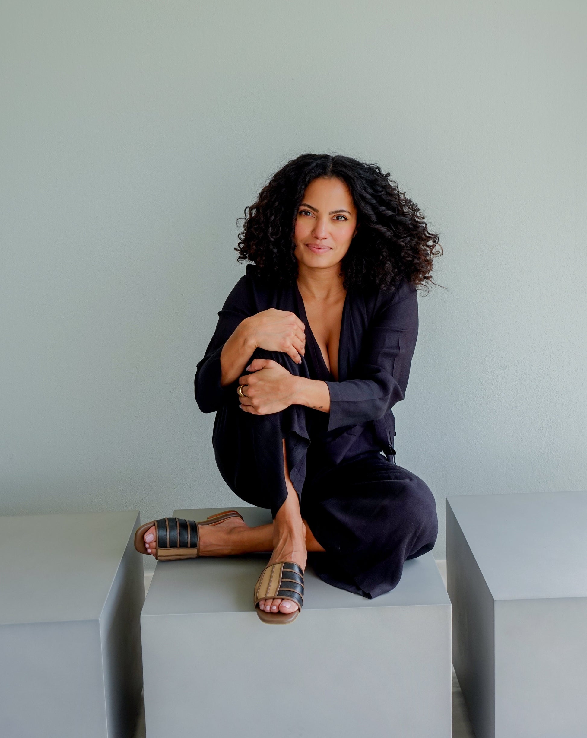 Shoes on Model Slides