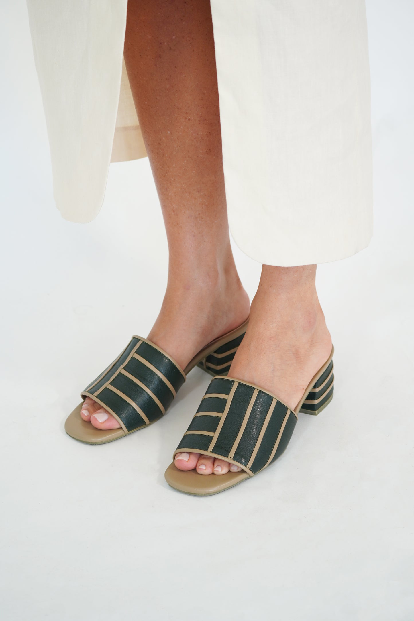 Amarea Block Heel | Coastal Green | EARLY PRE ORDER