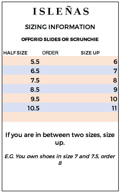 Off Grid Slides | Full Spectrum | Size 6