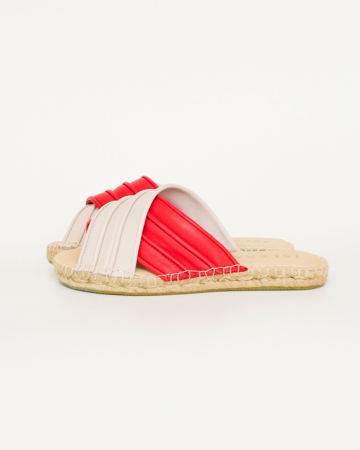 SIZE 6 | Criss Cross | Red + Blush | READY TO SHIP
