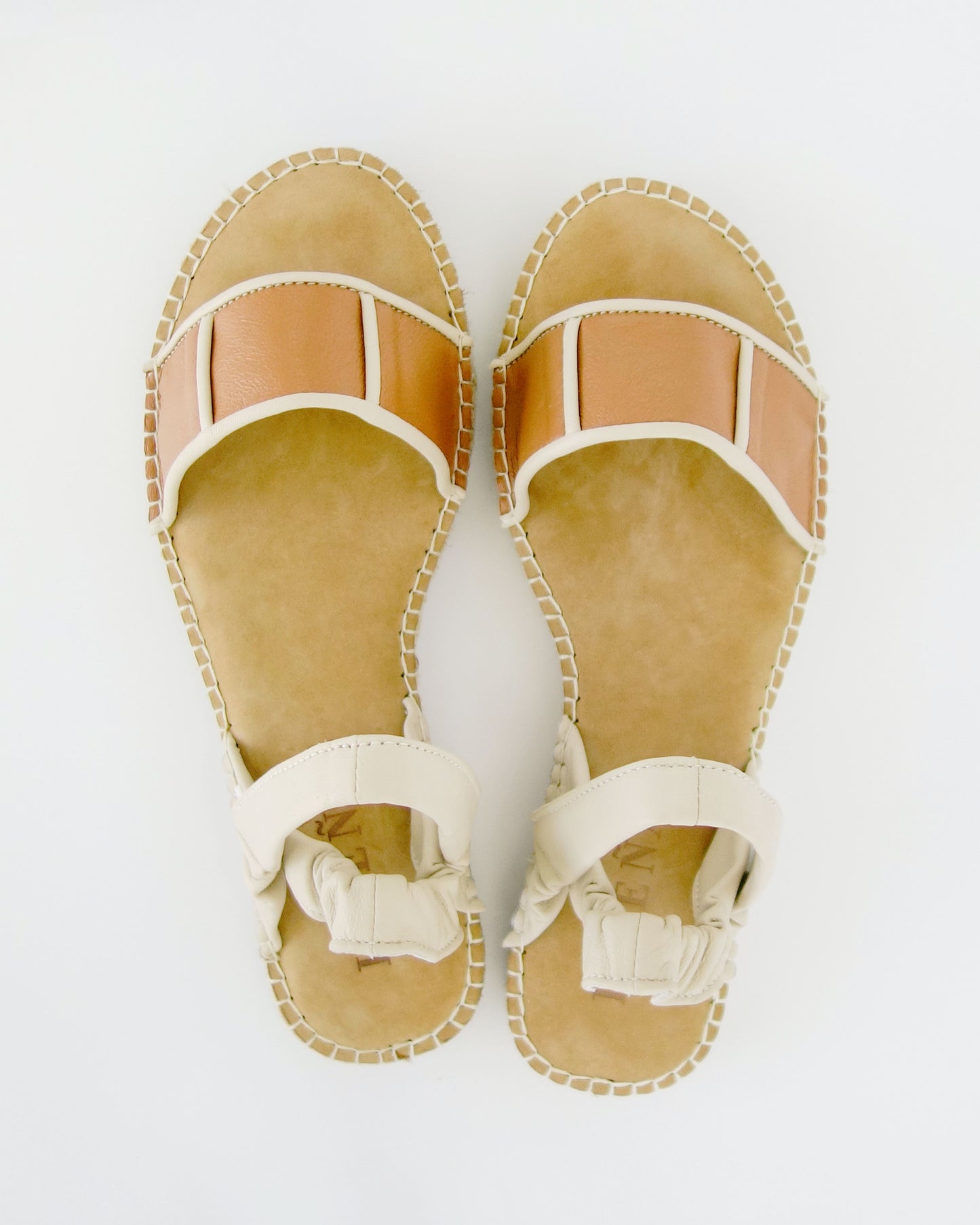 Mary Jane Grid | Caramel Tan