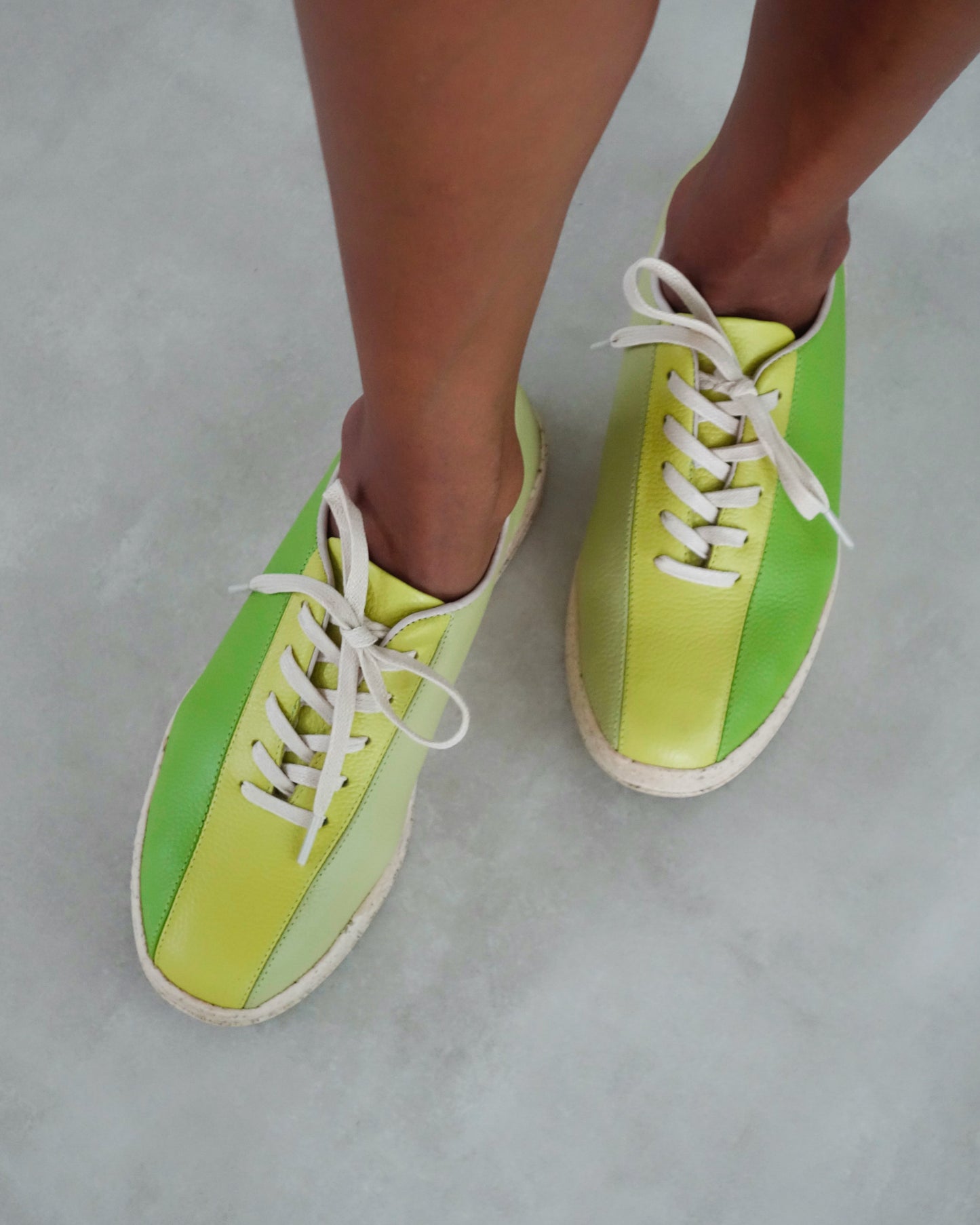 Tennis Shoes No. 1 | Bright Greens |