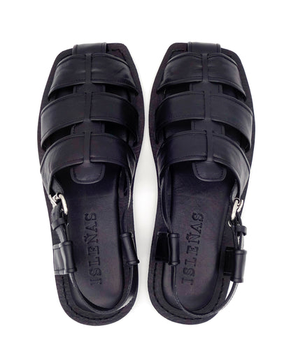 Fisherman Sandal | Black on Black | MEN'S