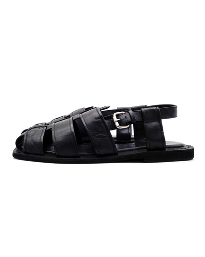 Fisherman Sandal | Black on Black | MEN'S