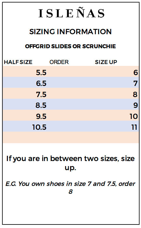 Off Grid Slides | Full Spectrum | Size 8