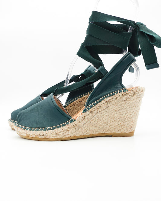 Cecilia Wedge | Teal Green | Size 6